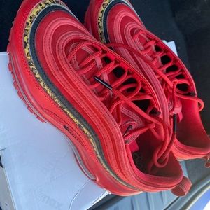 Womens Nike Air Max 97 Leopard Pack Red